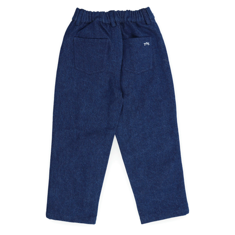 THE NEW SOCIETY Mia Rhinestone Pants - Blue Denim
