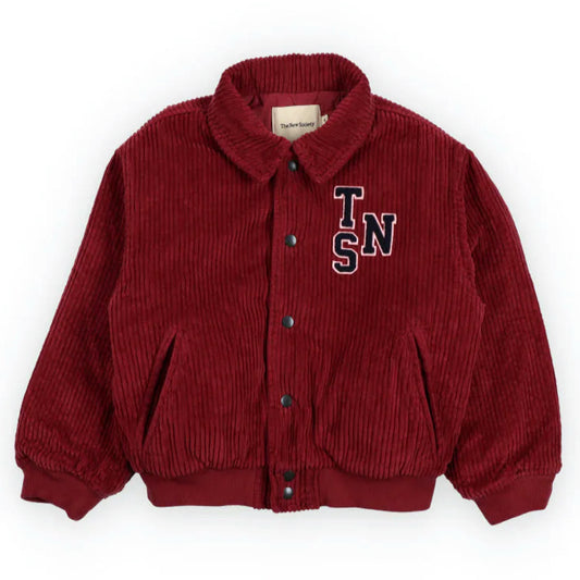 Mikel Corduroy Bomber - Plum Fantasy