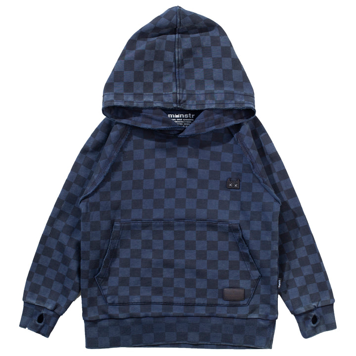 MUNSTERKIDS Washed Denim Race Me Hoodie