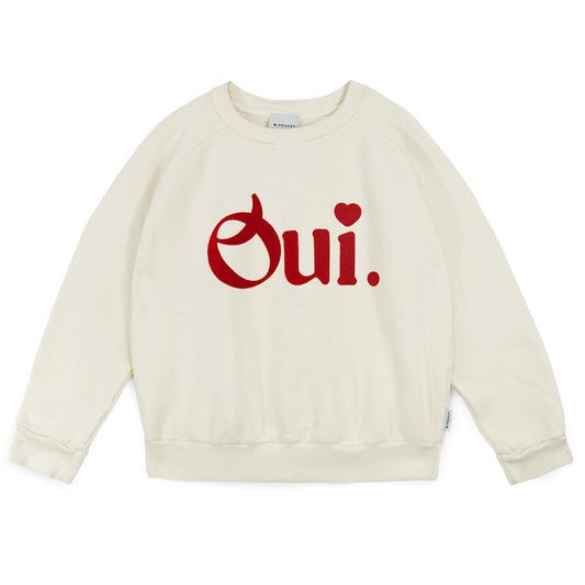 Oui Felpa Sweatshirt - Ecru