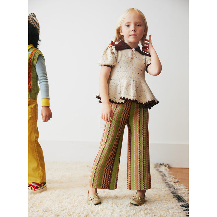 MISHA & PUFF Kingston Pant - Sprig Zigzag Jacquard