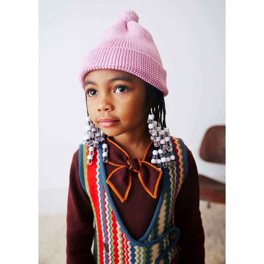 MISHA & PUFF Elsa Bow Collar Sweater - Fig