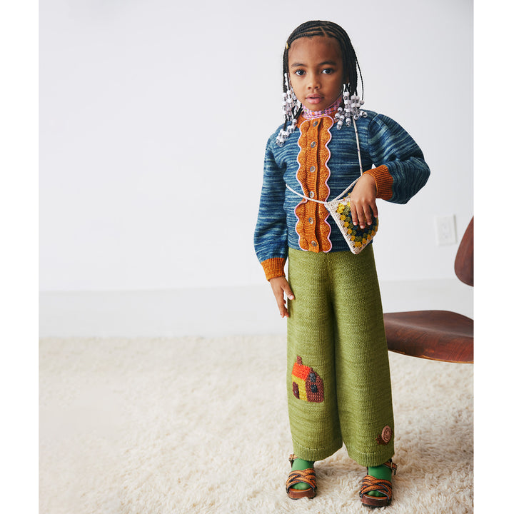 MISHA & PUFF Elizabeth Cardigan - Ocean Space Dye