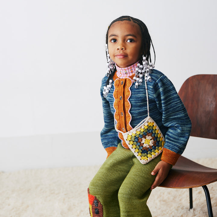 MISHA & PUFF Elizabeth Cardigan - Ocean Space Dye
