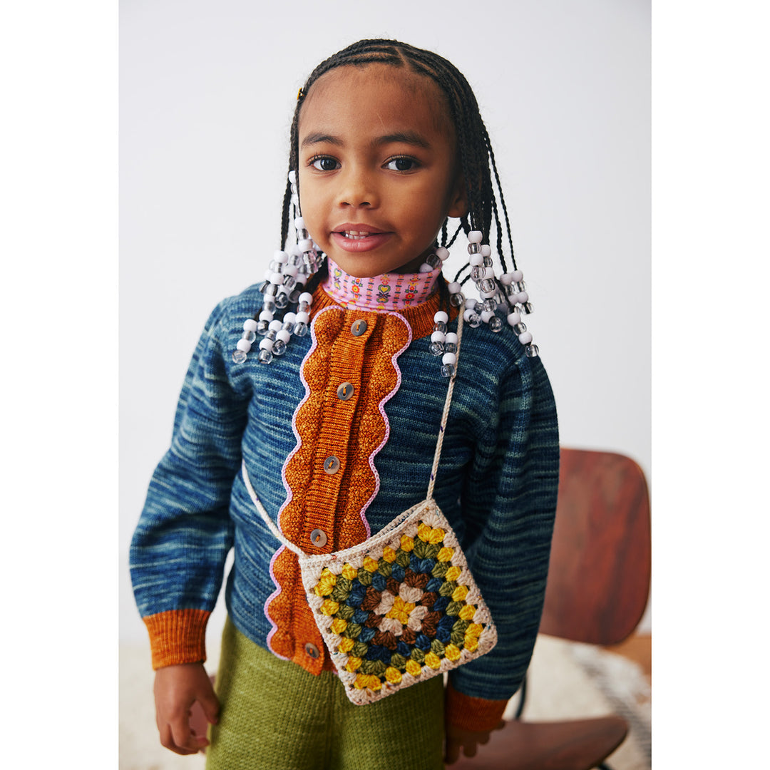 MISHA & PUFF Elizabeth Cardigan - Ocean Space Dye