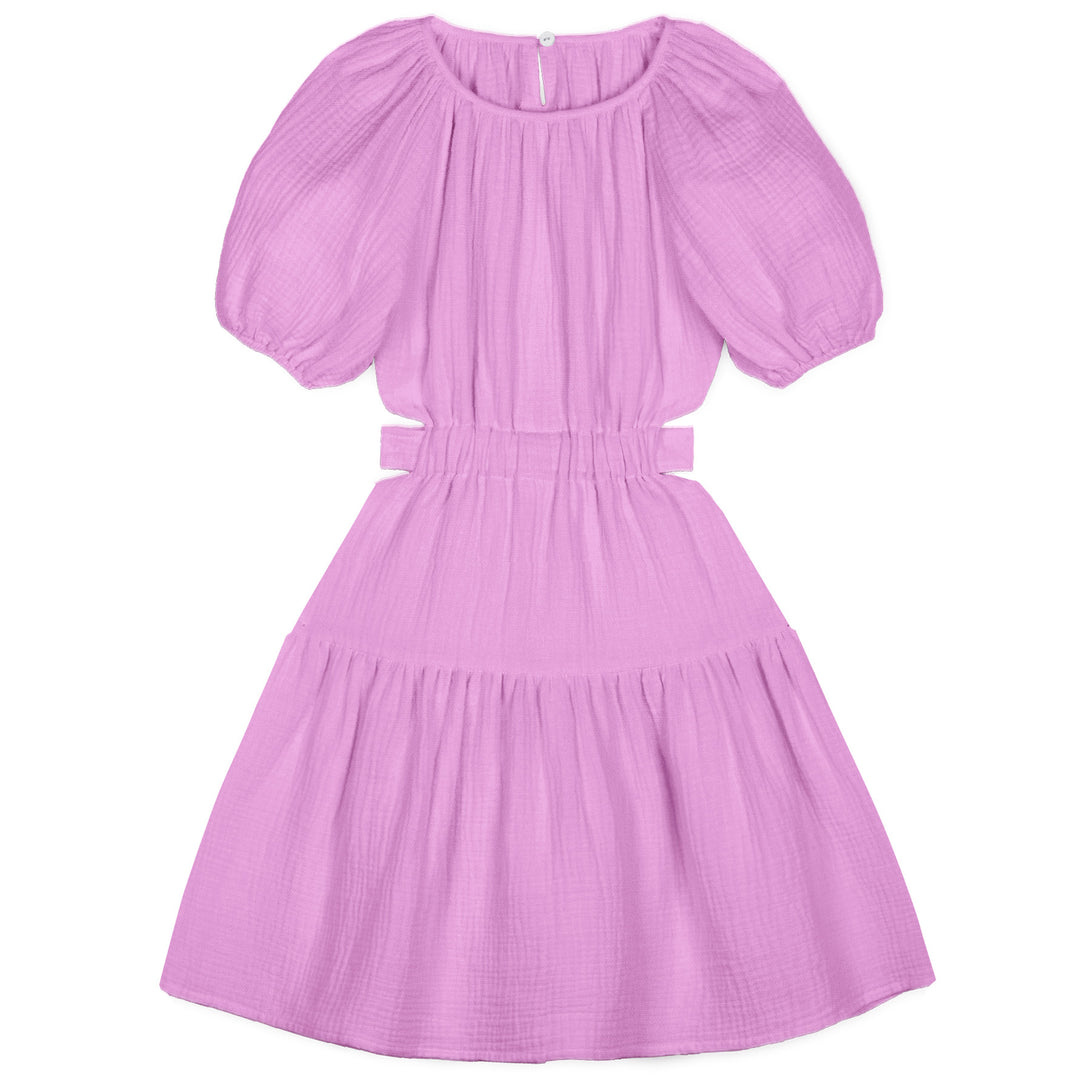Marine Muslin Dress in Pink | Mipounet | Yoya NYC 3Y Marine Muslin Dress in Pink | Mipounet | Yoya NYC 3Y