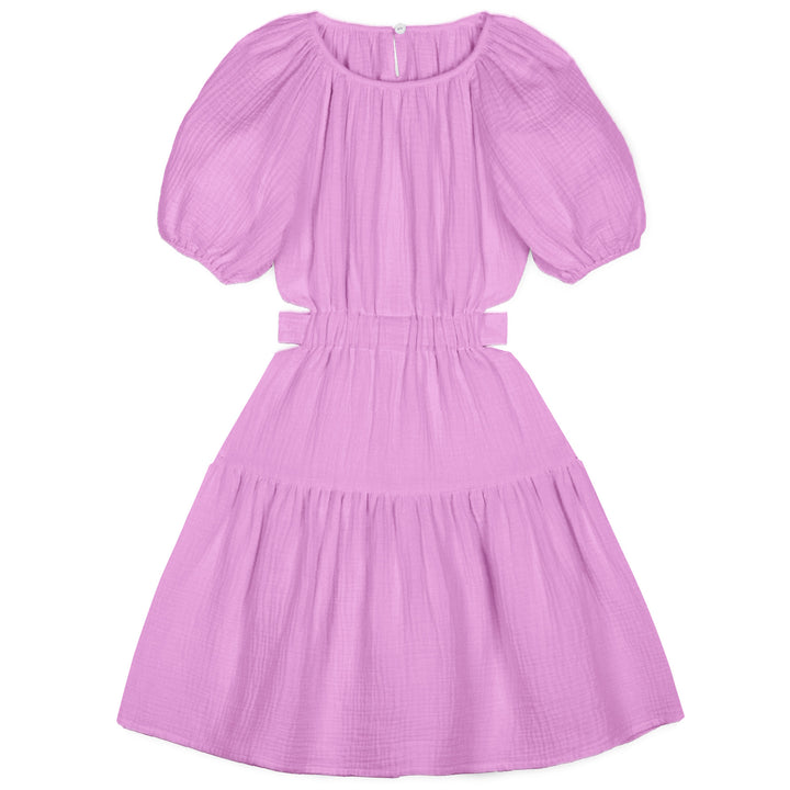 Marine Muslin Dress in Pink