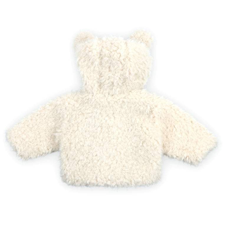 THE NEW SOCIETY Ninette Baby Girl Coat - Moonlight White