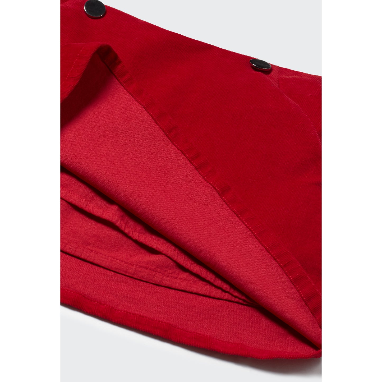 MY LITTLE COZMO Paris Fine Comfort Corduroy Skirt - Red Velvet