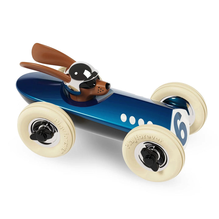 Rufus Bertie Doggo Car - 8.4In - Blue