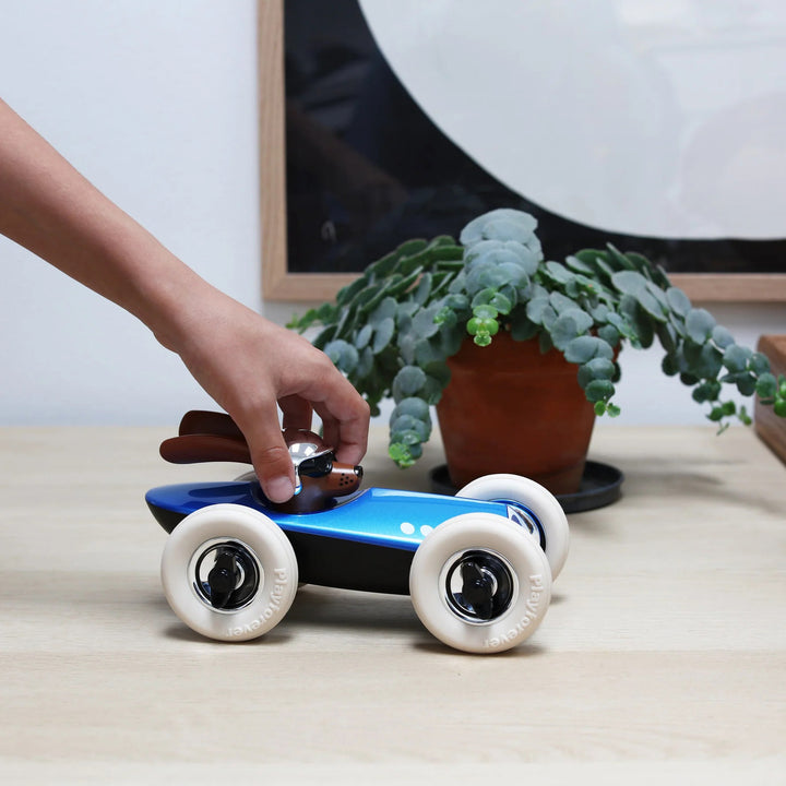 Rufus Bertie Doggo Car - 8.4In - Blue