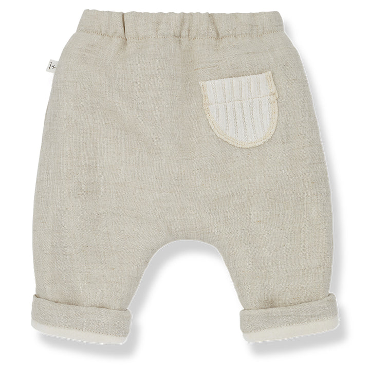 1 + IN THE FAMILY Ramon Lined Pants - Natural
