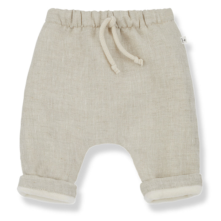 1 + IN THE FAMILY Ramon Lined Pants - Natural