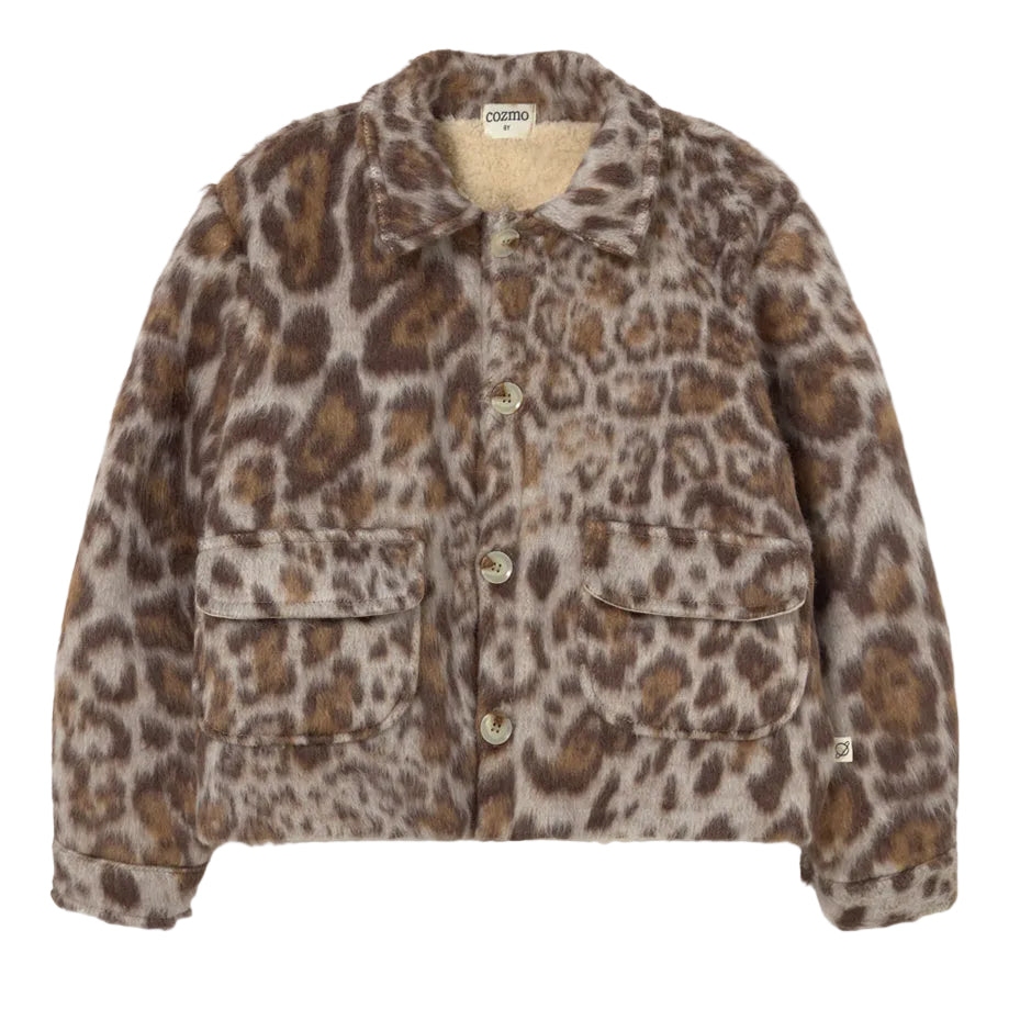 Animal Print Jacquard Jacket in Animal