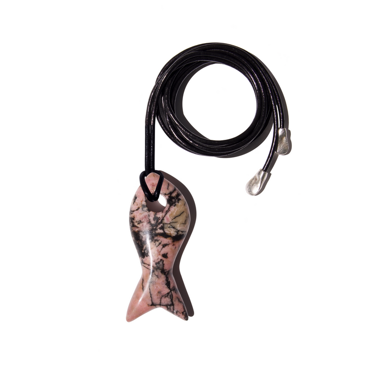 Rhodo Fish Pendant