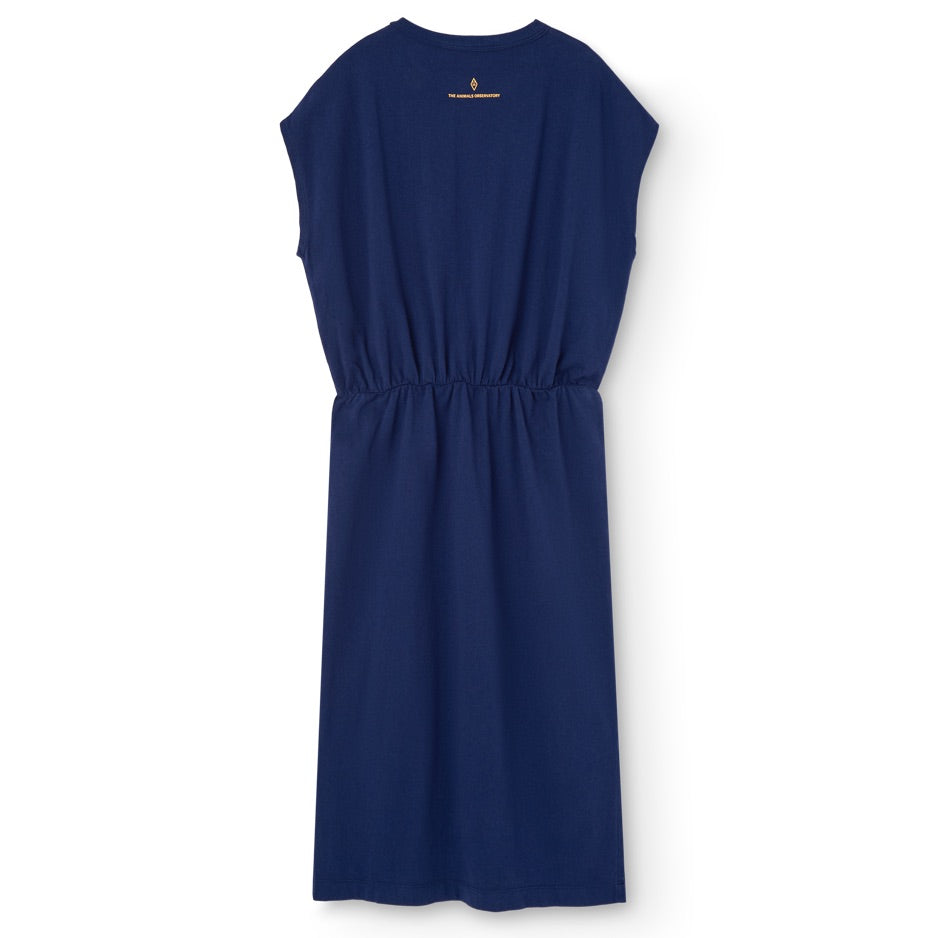 Orca Kid Midi Dress in Deep Blue