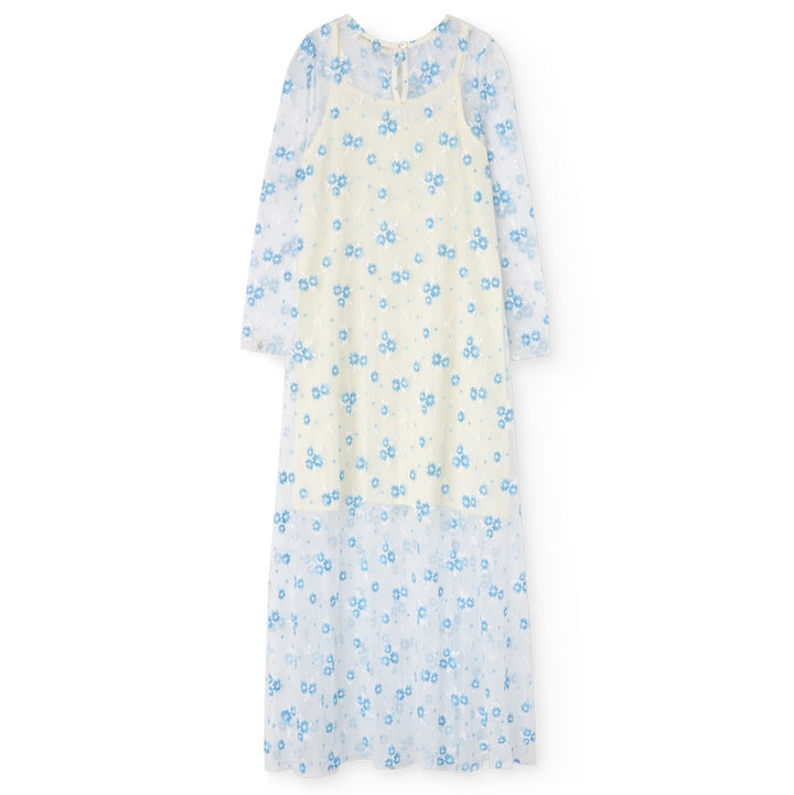 Peacock Kid Dress in Dream Floral