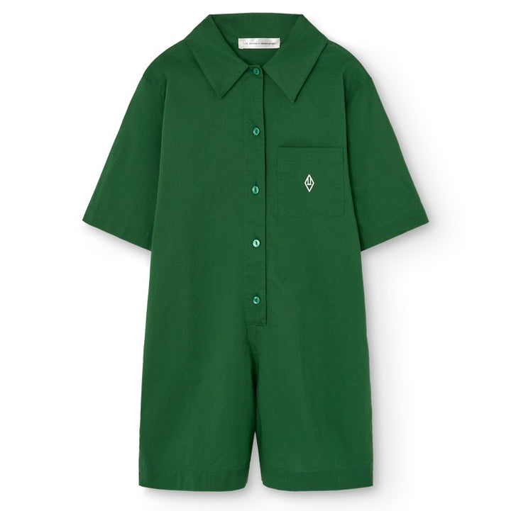 Squirrel Kid Short Jumpsuit in Dark Garden