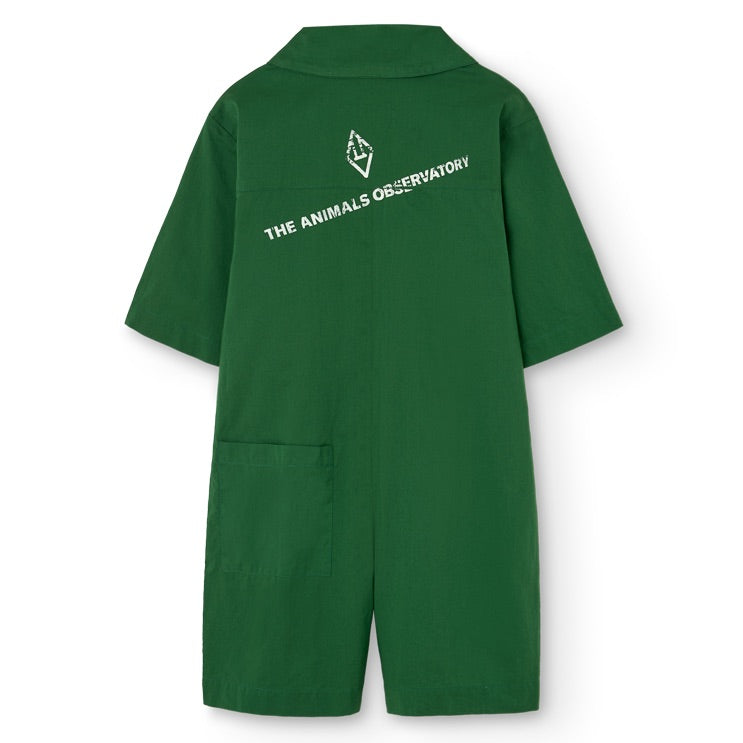 Squirrel Kid Short Jumpsuit in Dark Garden
