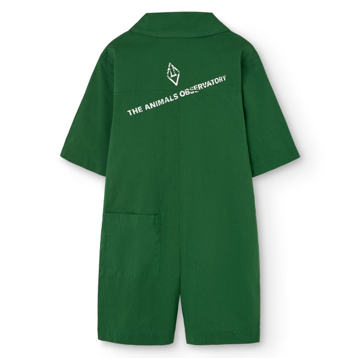 Squirrel Kid Short Jumpsuit in Dark Garden