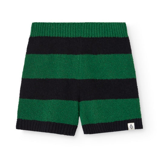 Opossum Kid Knit Shorts in Dark Garden