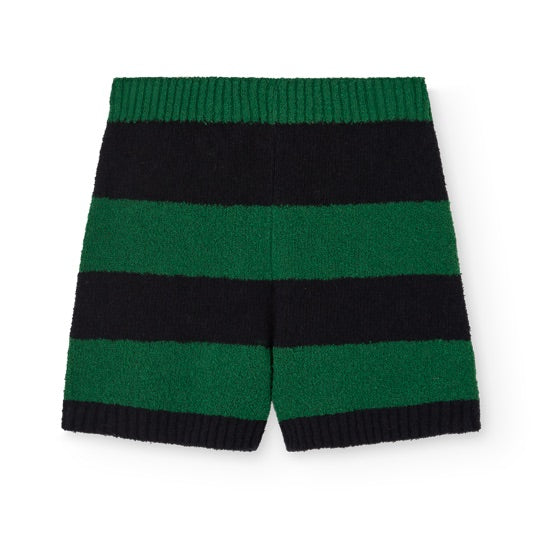 Opossum Kid Knit Shorts in Dark Garden