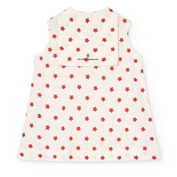 Wildebeest Baby Dress in Raw White