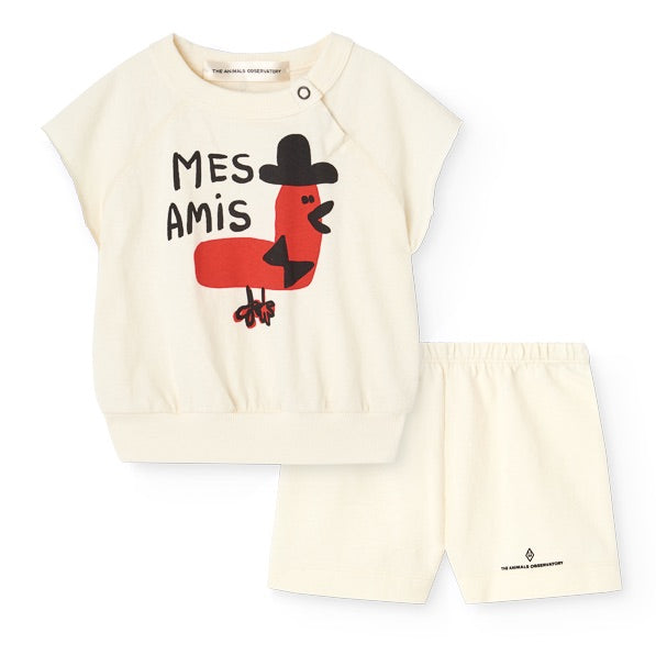 Alpaca Baby Set in White