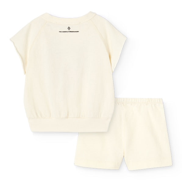 Alpaca Baby Set in White