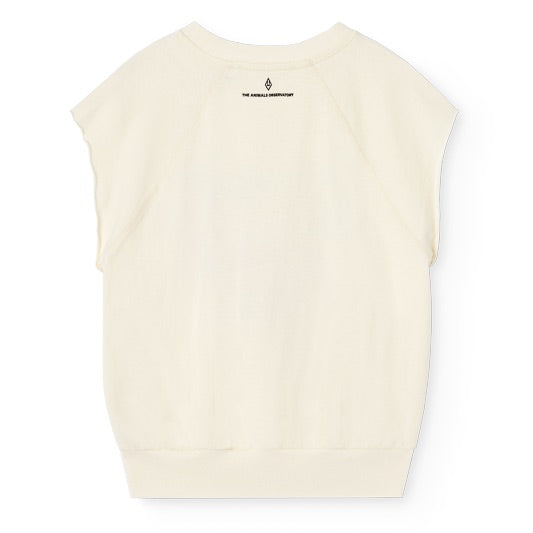 Squab Kid Top in White