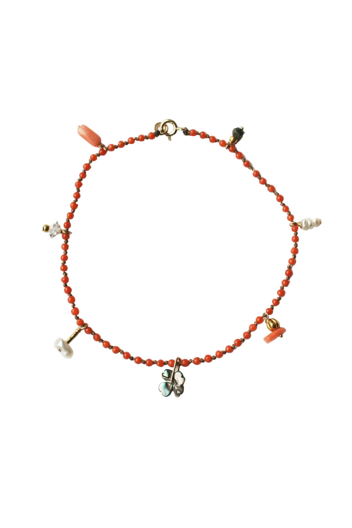 Charmant Bracelet with Coral