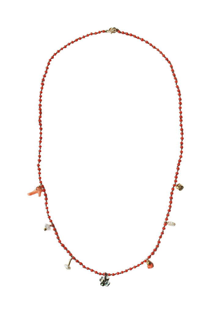 Charmant Necklace With Coral