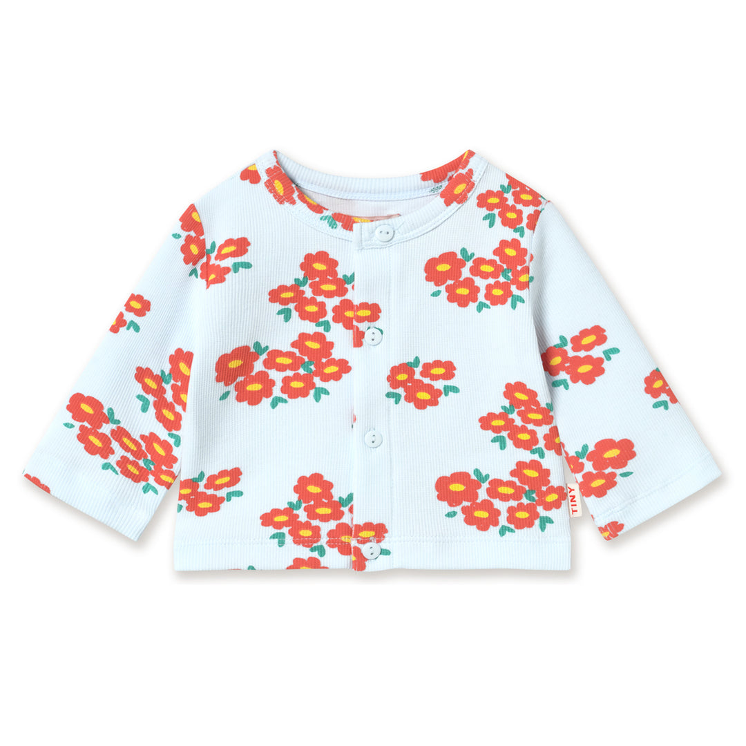 Blossoms Ribbed Baby Jacket