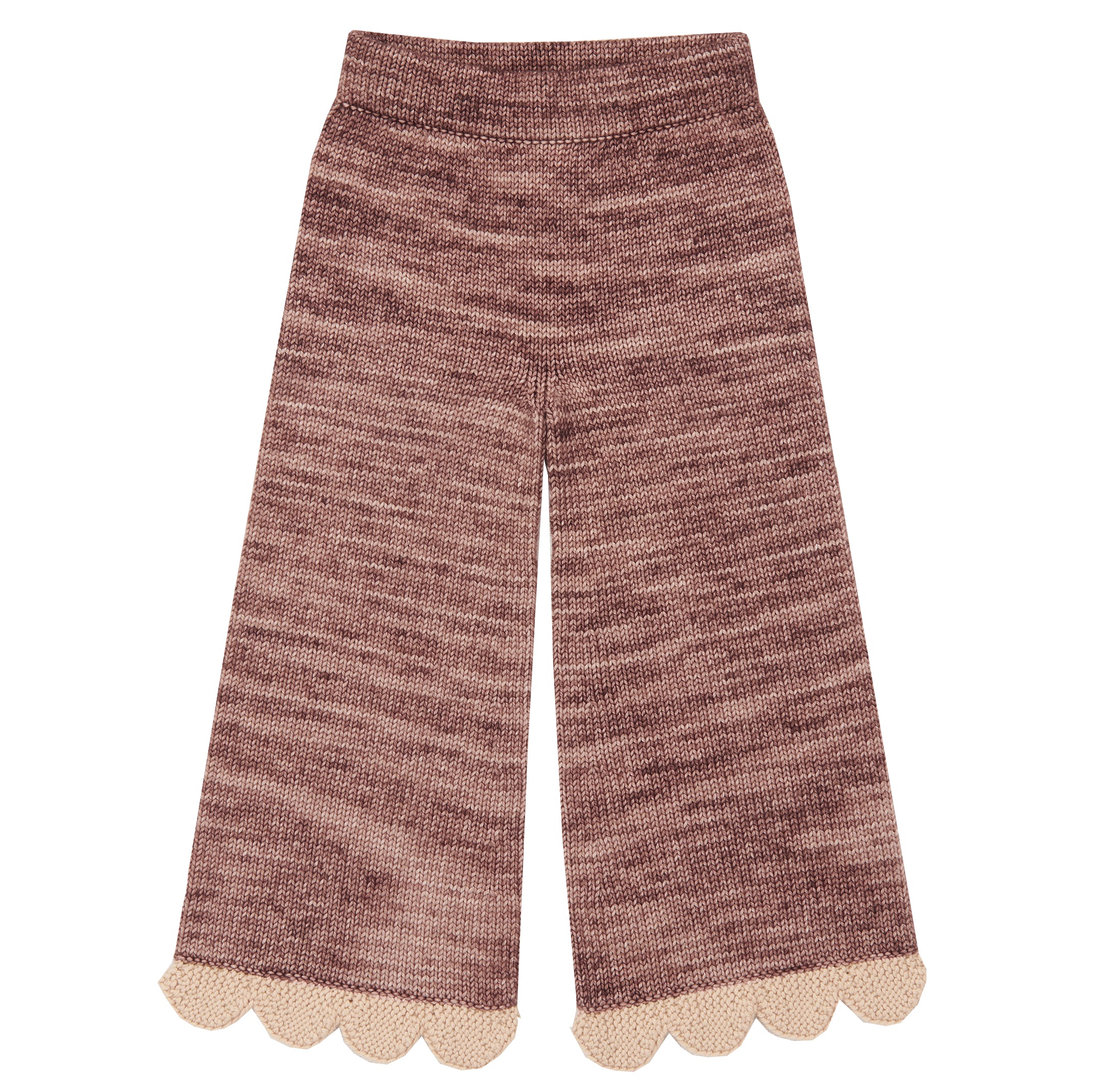 Kid-Girl-MISHA & PUFF Scallop Edge Pants - Affogato-K1140F25-353