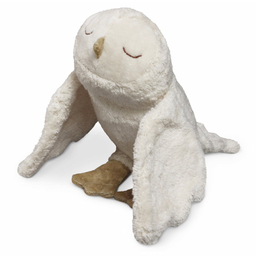 Small Cuddly Snowy Owl in Cream