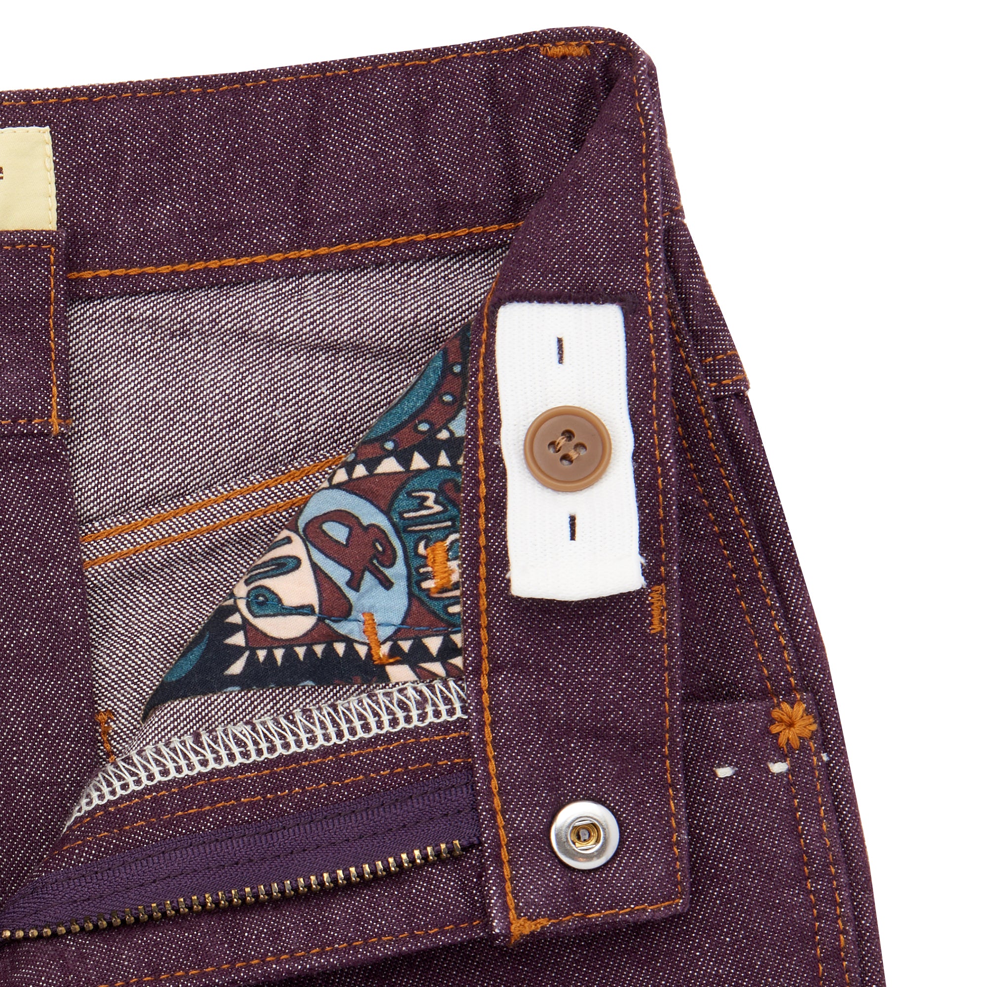 Slim Flared Jeans in Aubergine Denim | Misha & Puff | Yoya NYC