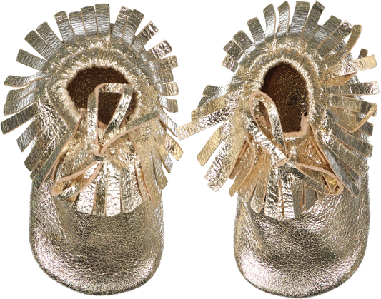 LOUIS LOUISE Apache Baby Slippers - Gold