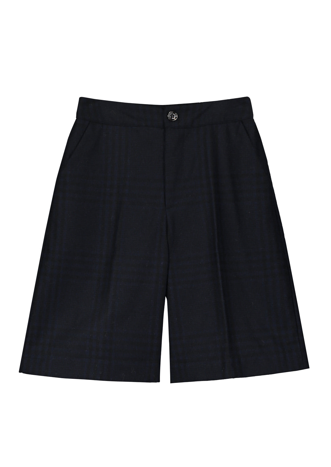 Check Bermuda in Black/Navy Blue