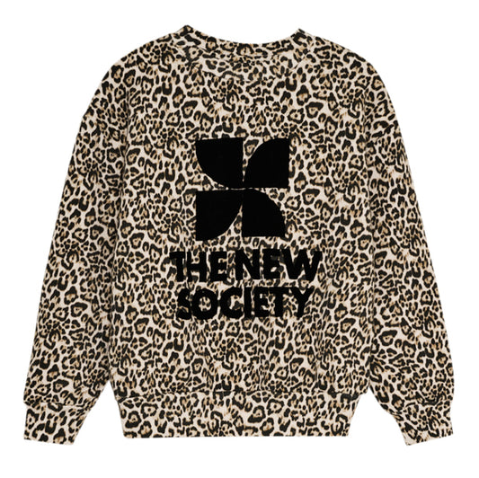 THE NEW SOCIETY TNS Logo Sweatshirt - Nelia Print
