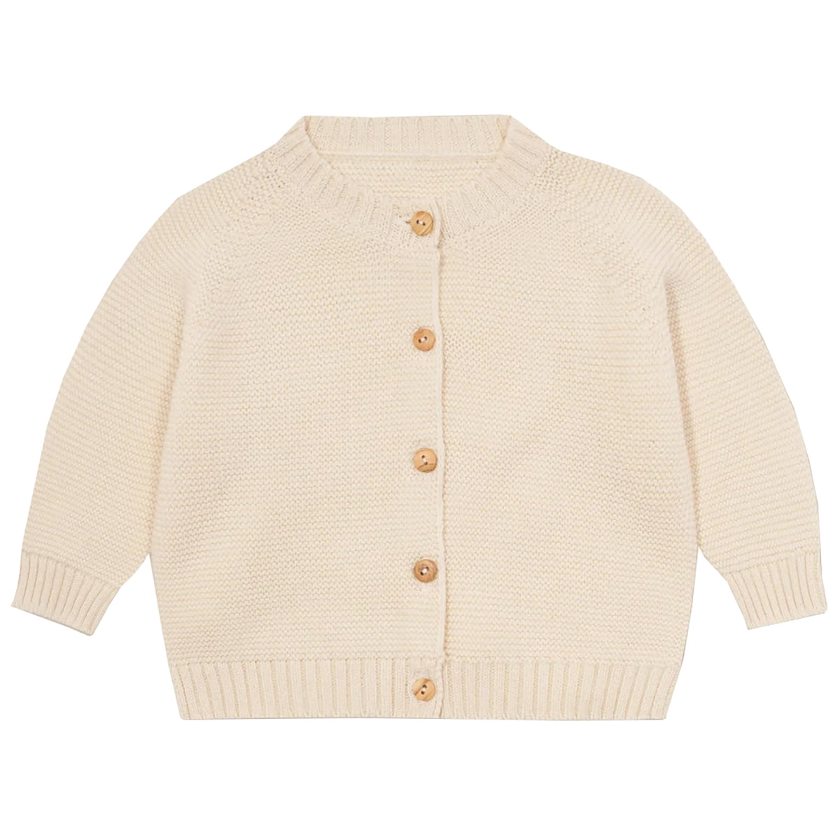 ORGANIC ZOO Undied Cotten Knit Cardigan - Ecru