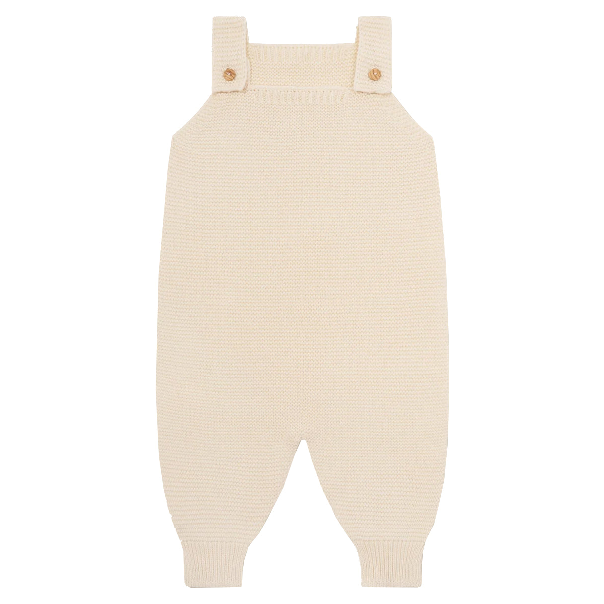 ORGANIC ZOO Undied Cotten Knit Salopette - Ecru