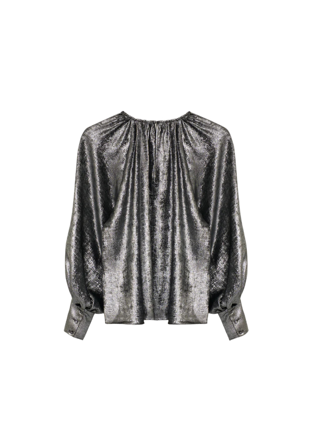 Uxia Woman Blouse in Silver