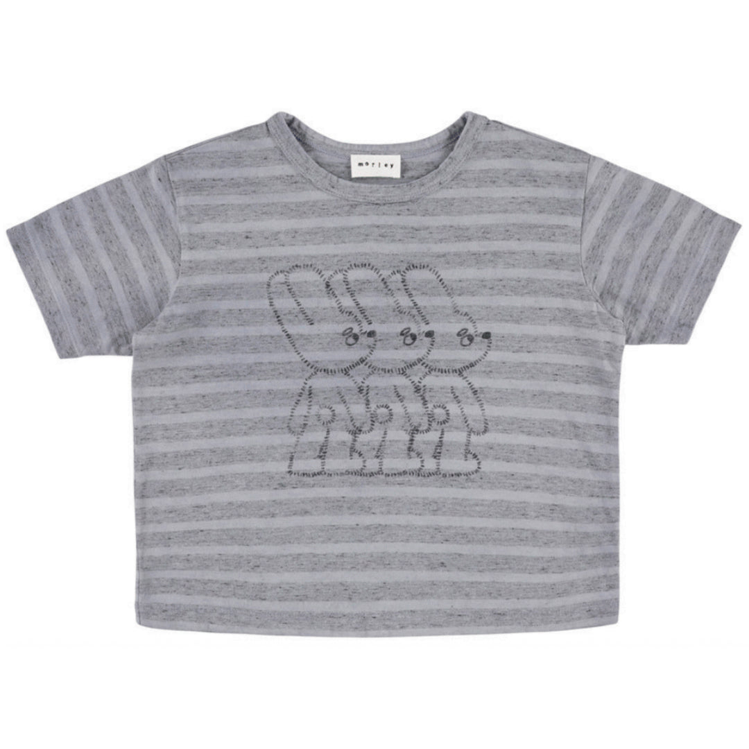 Vem Tripple Printed Tshirt in Grey