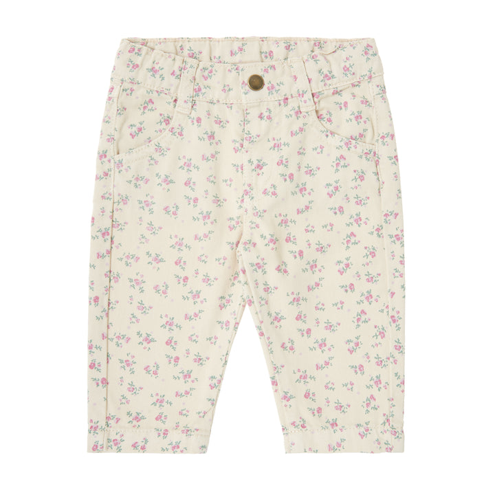 TOCOTO VINTAGE Twill Flowers Baby Pants