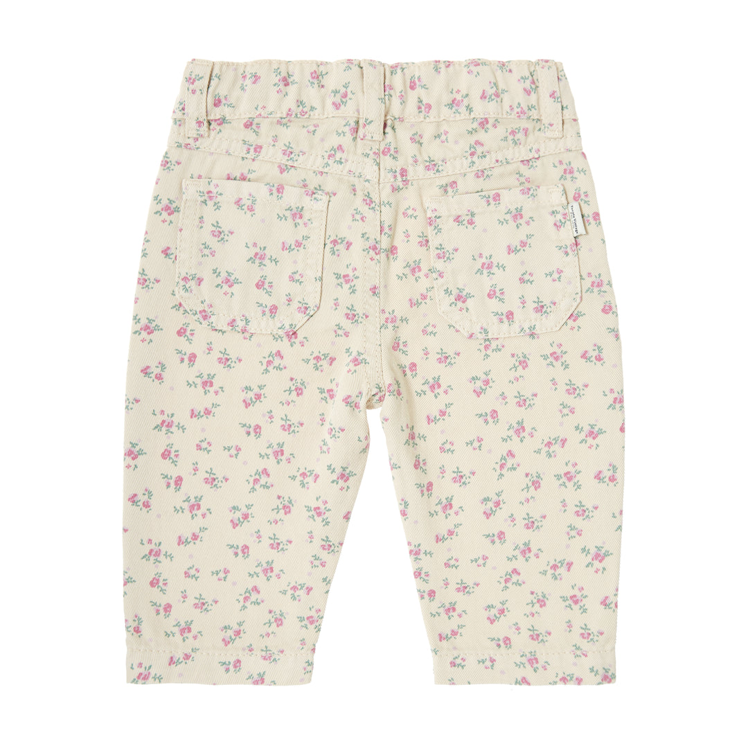 TOCOTO VINTAGE Twill Flowers Baby Pants