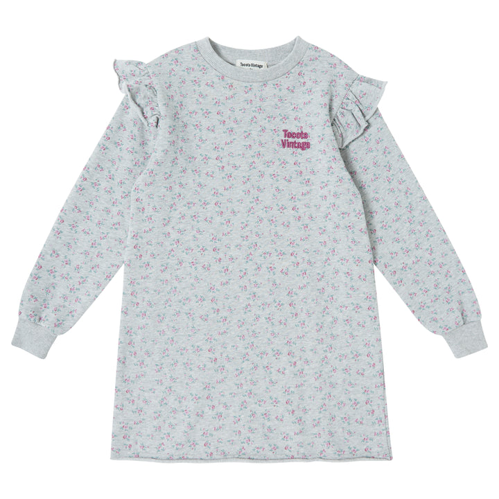TOCOTO VINTAGE Floral Sweatshirt Dress
