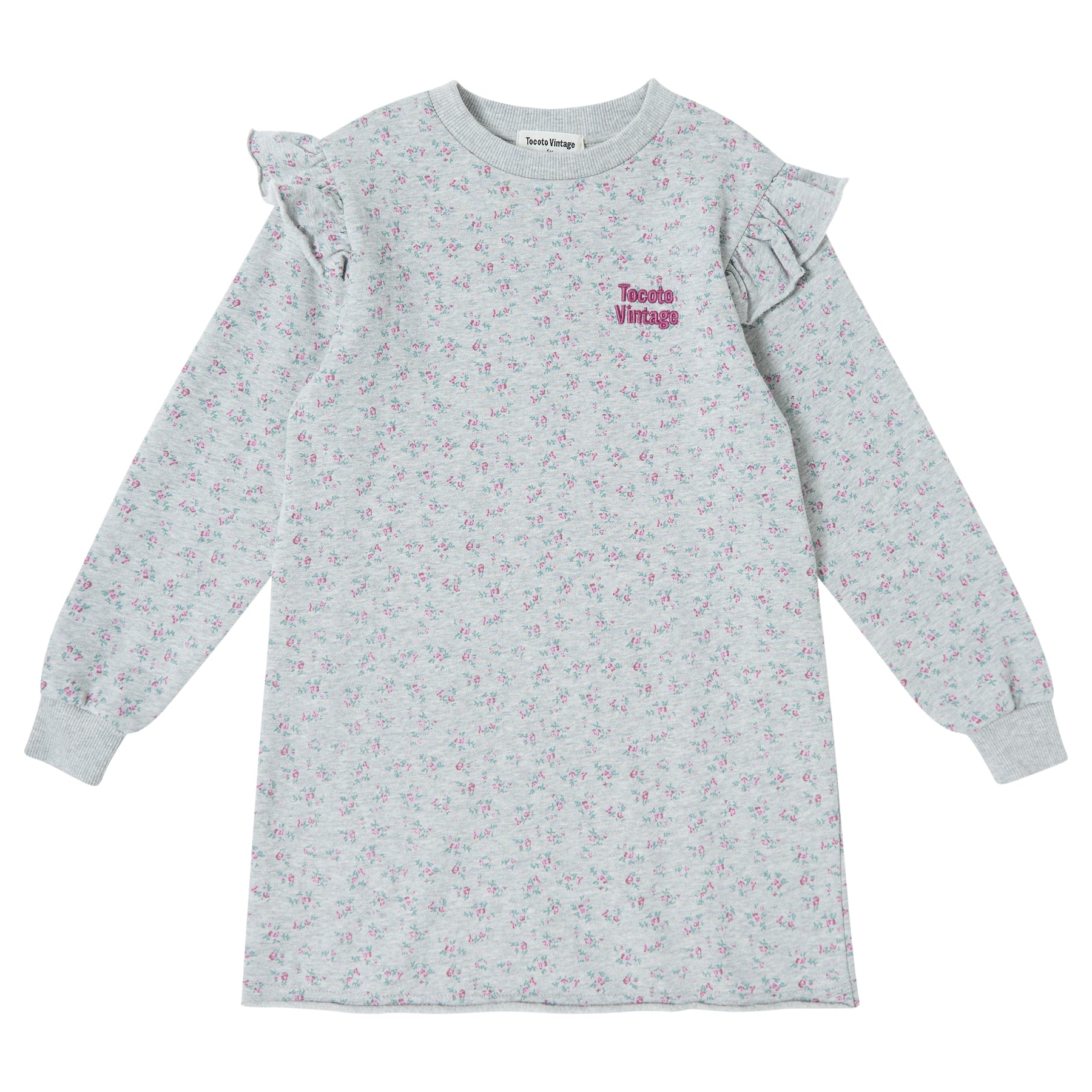 Flower Print PLUSH DRESS