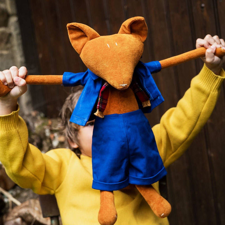 ARTHUS THE FOX - L: With Sailor Shirt / Blue