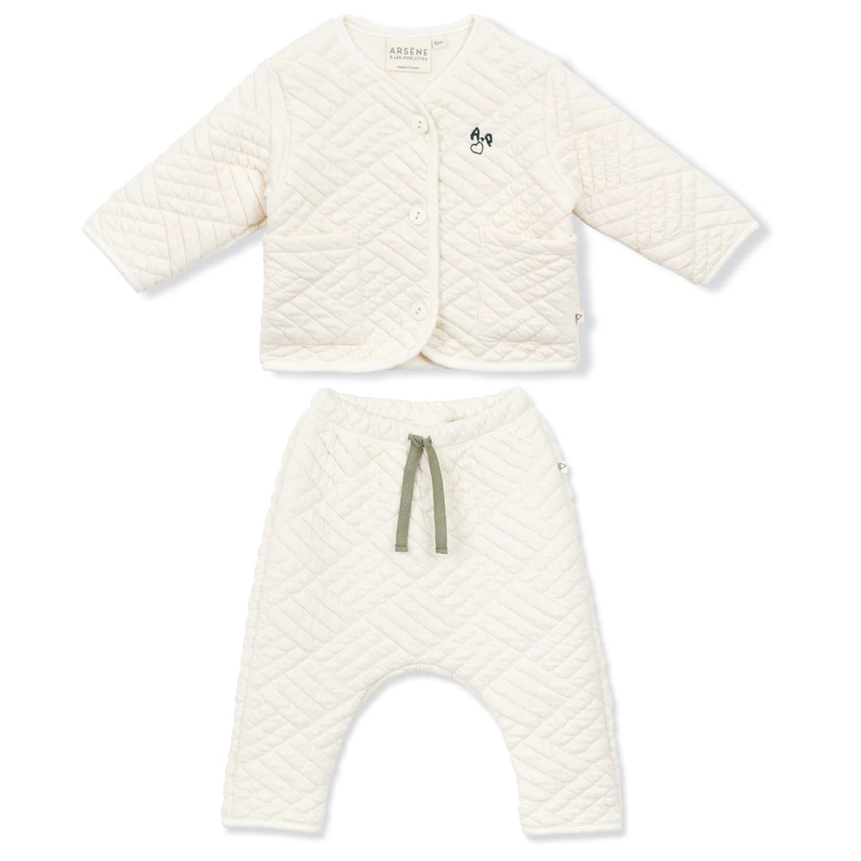ARSENE ET LES PIPELETTES Ouatine Quilted Baby Set