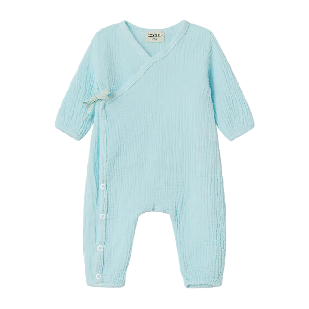 Lane Kimono Pajamas in Aqua